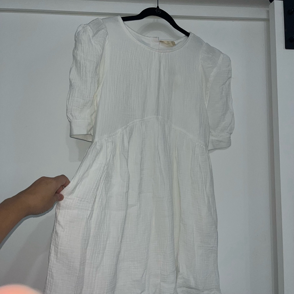 Altard State White Gauze Dress SZ Medium - Picture 3 of 8